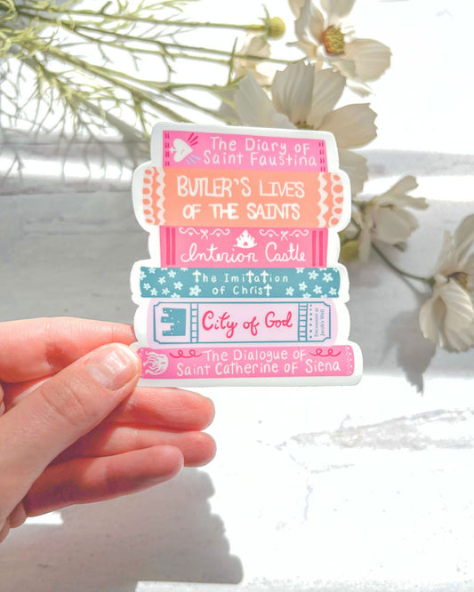 Spiritual Classics | Catholic Reading List - Vinyl Sticker