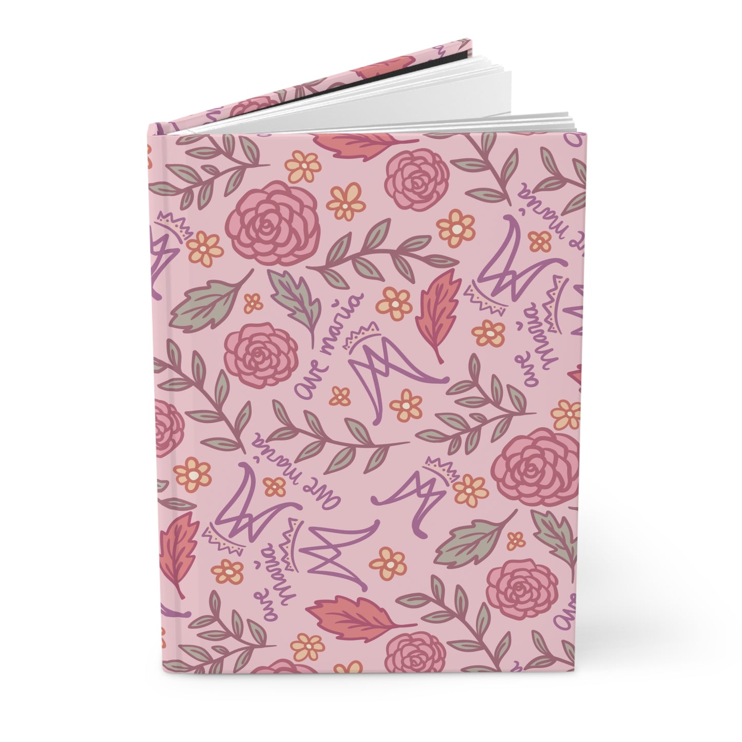 Auspice Maria - Rosy Blush - Hardcover Prayer Journal