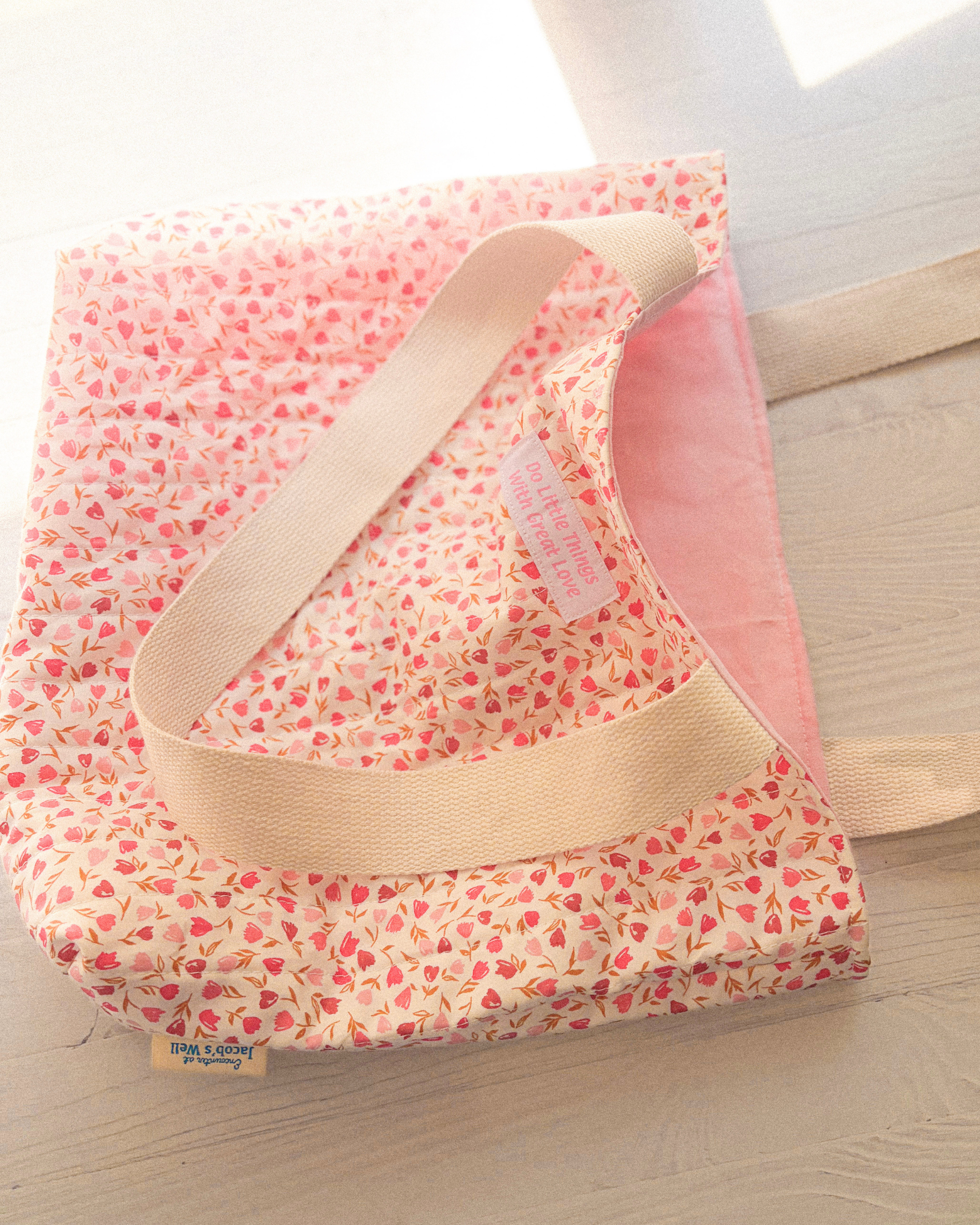The Little Way - Handmade Quilted Tote Bag