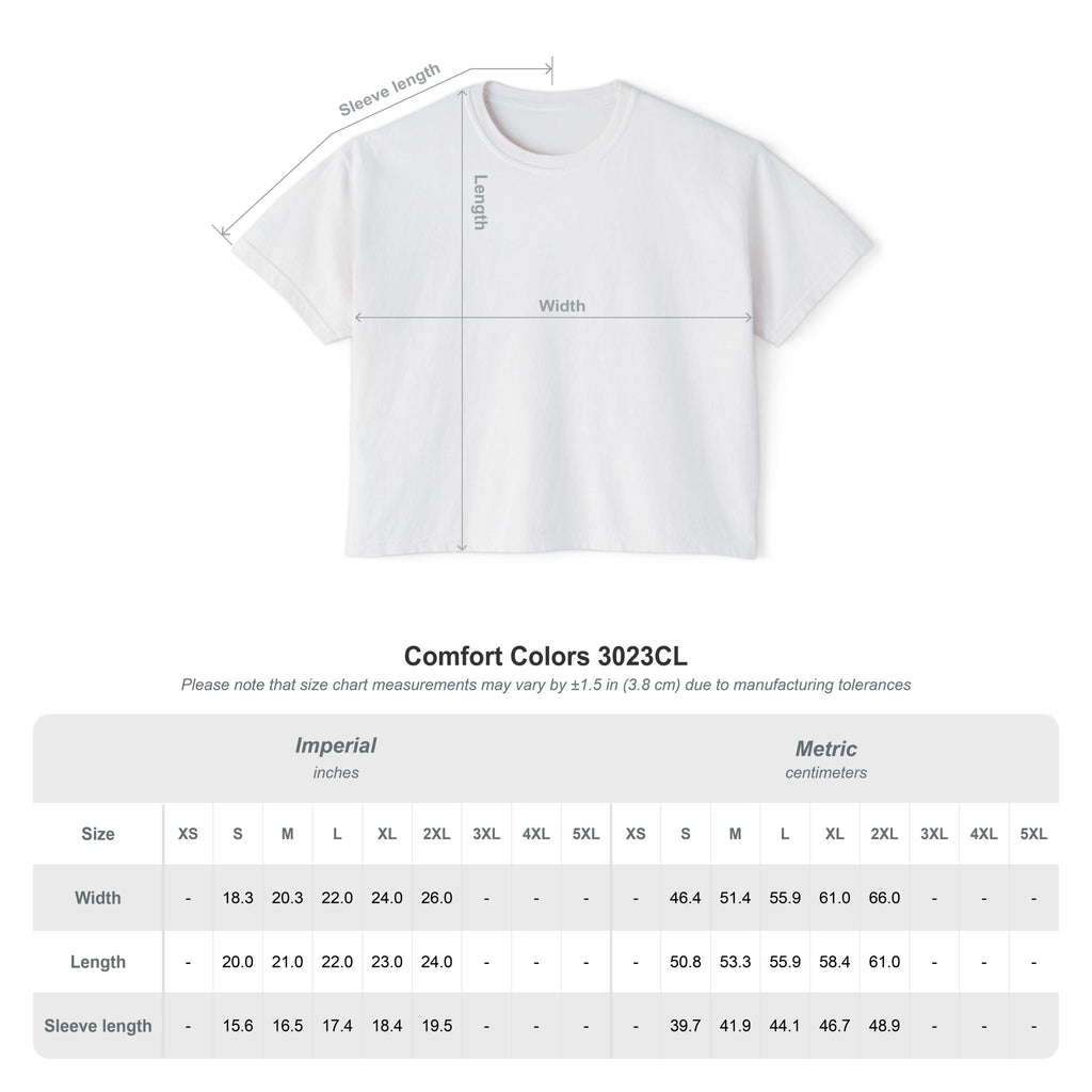 Shower of Roses Women's Boxy Tee | St. Therese Graphic T-shirt Printify