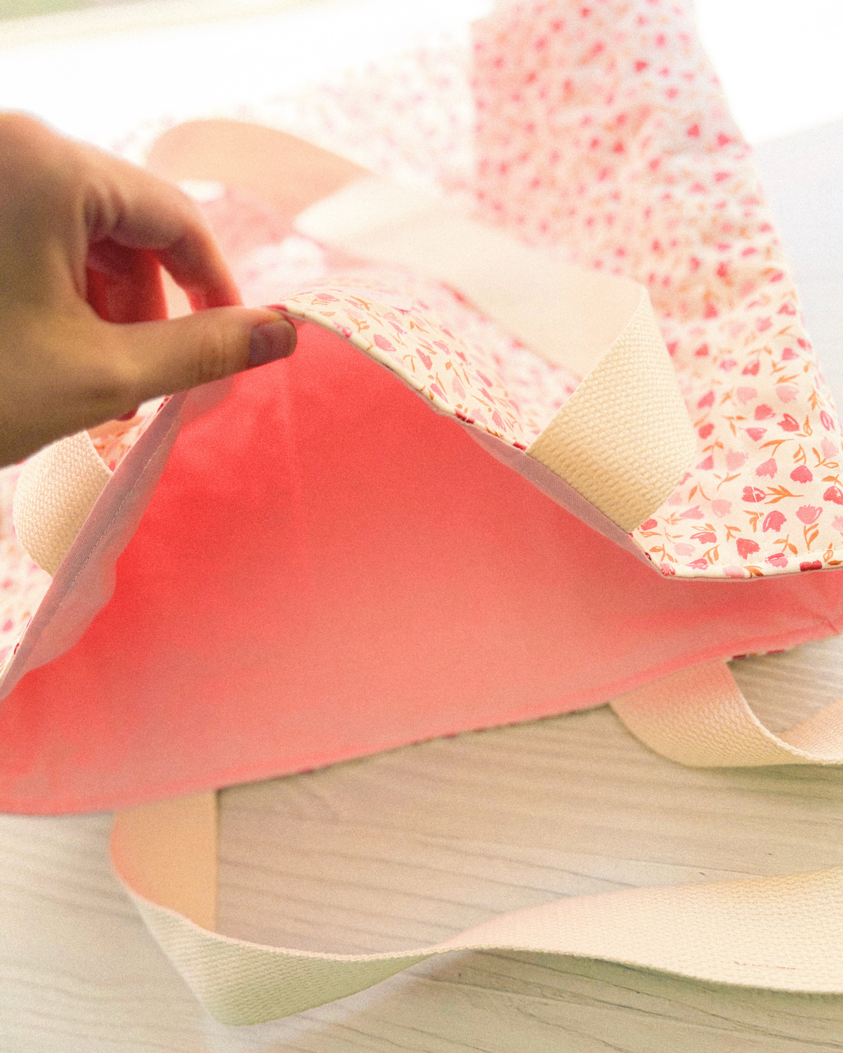The Little Way - Handmade Quilted Tote Bag