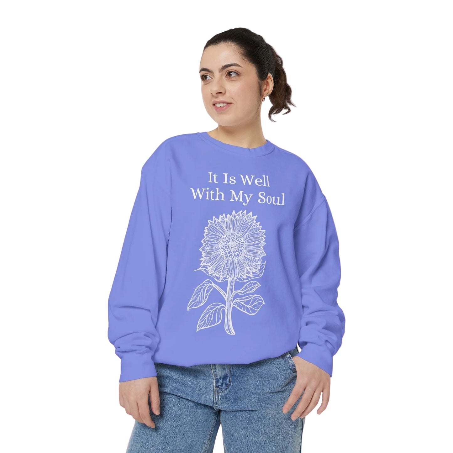 It Is Well With My Soul - Sunflower - Sweatshirt