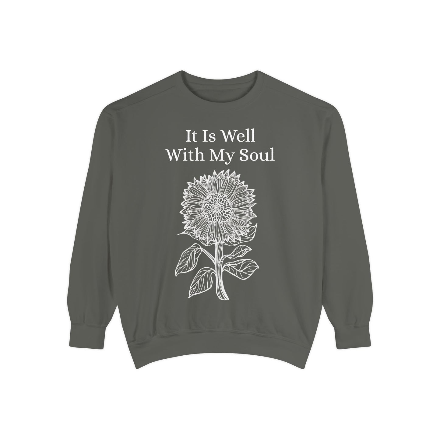 It Is Well With My Soul - Sunflower - Sweatshirt
