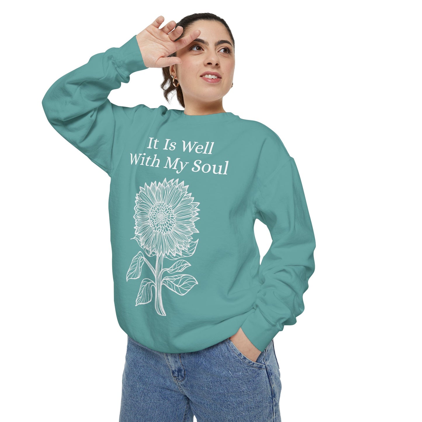 It Is Well With My Soul - Sunflower - Sweatshirt