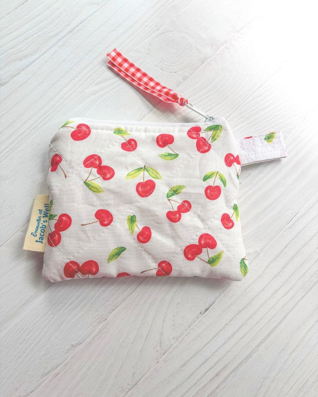 St. Teresa of Avila - Cheery Cherries - Rosary Pouch