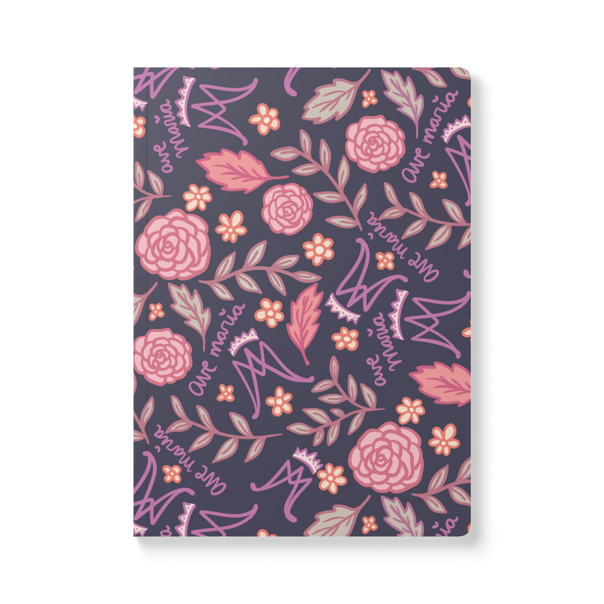 Auspice Maria - Midnight Roses -  Softcover Prayer Journal