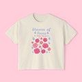 Shower of Roses Women's Boxy Tee | St. Therese Graphic T-shirt Printify