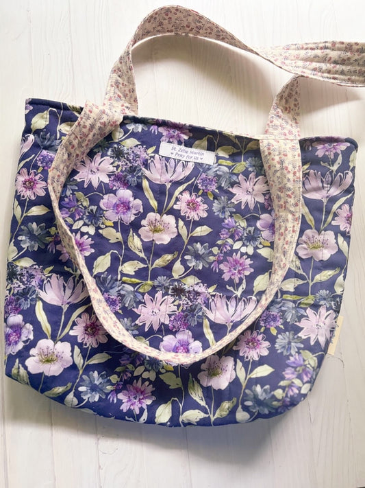 Saint Zélie Martin  - Handmade Quilted Tote Bag - Mini - Limited Edition