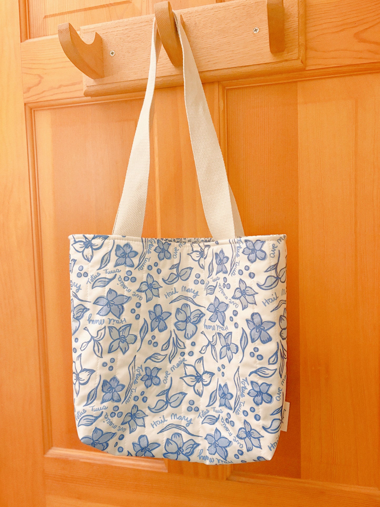 Marian Consecration Handmade Quilted Tote Bag - Mini