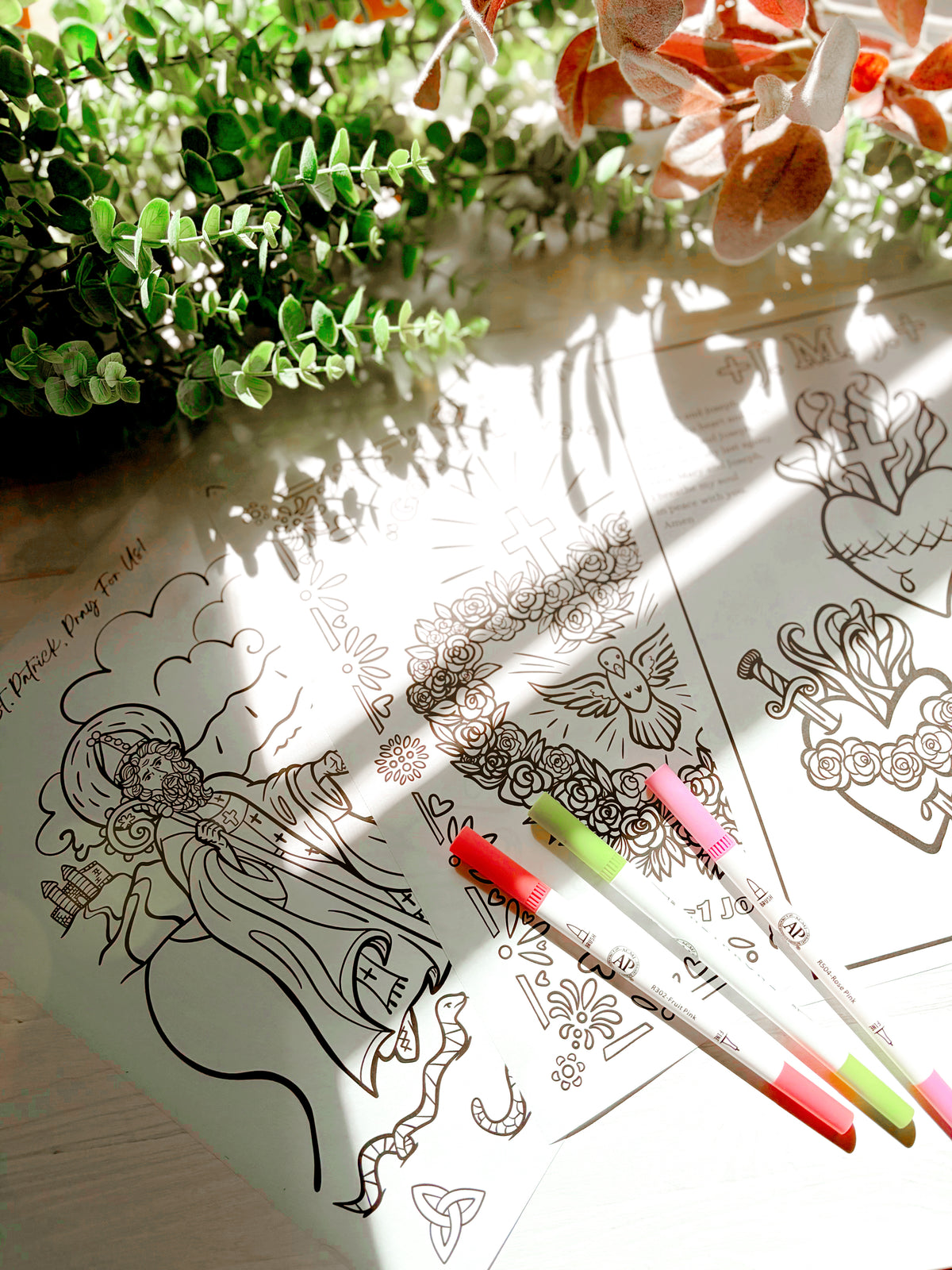 St. Patrick's Day Coloring Page - Digital Download
