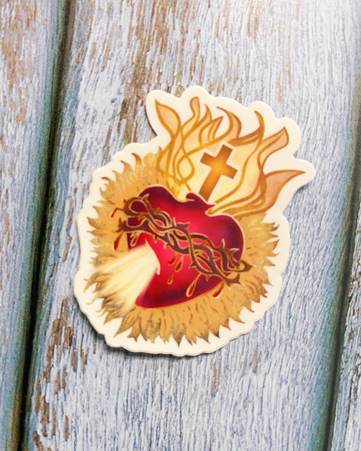 Sacred Heart of Jesus - Vinyl Sticker