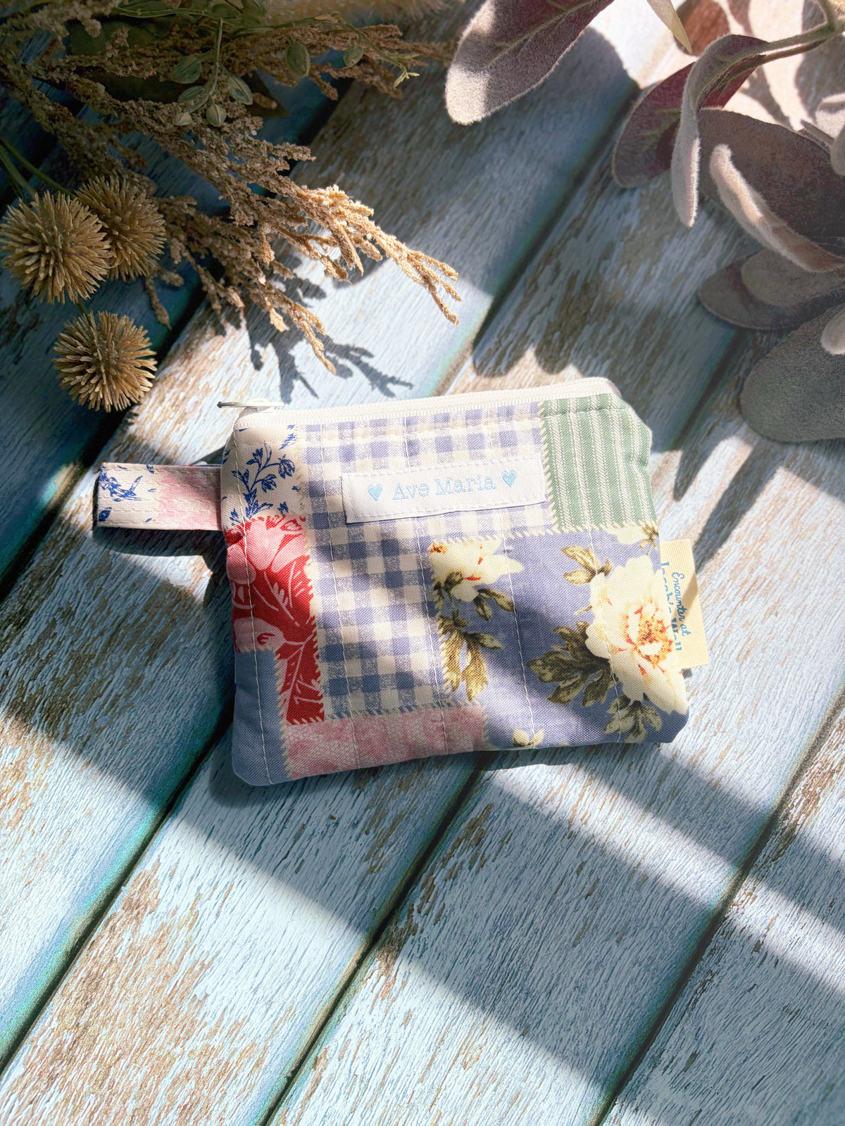 Ave Maria - Pretty Picnic- Rosary Pouch