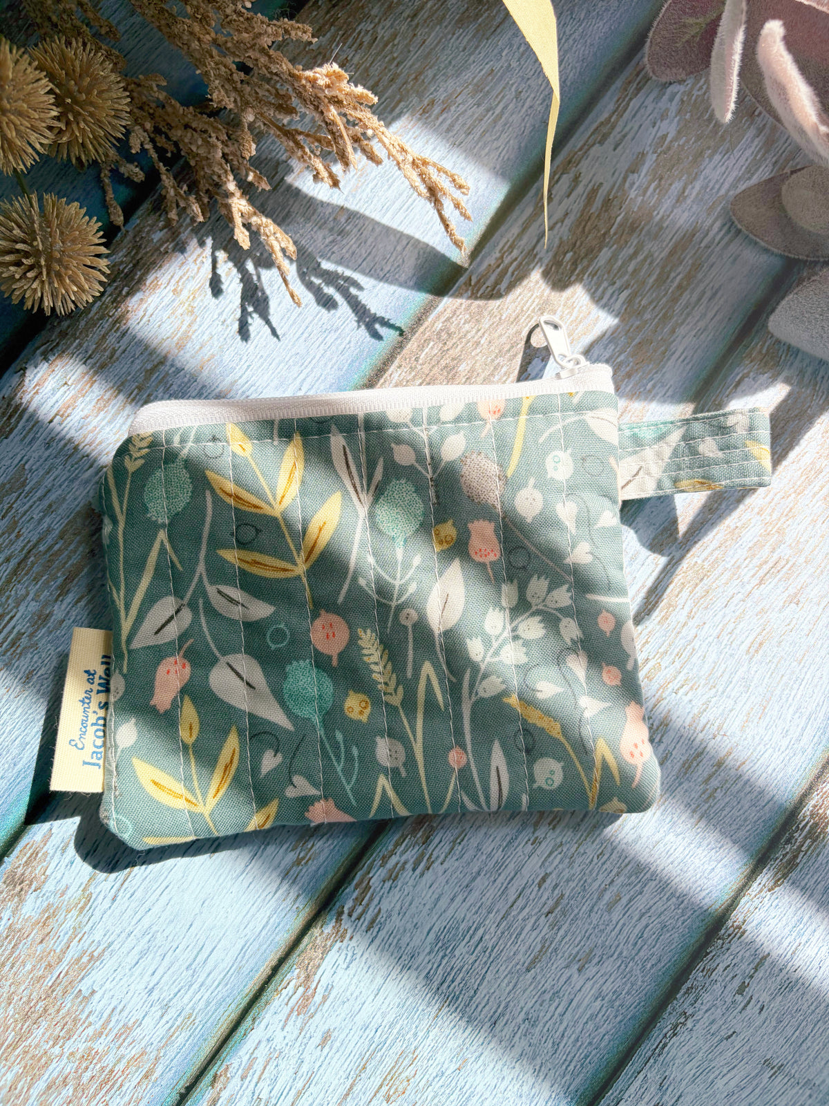 St. Joseph - Cheerful Wildflowers - Rosary Pouch