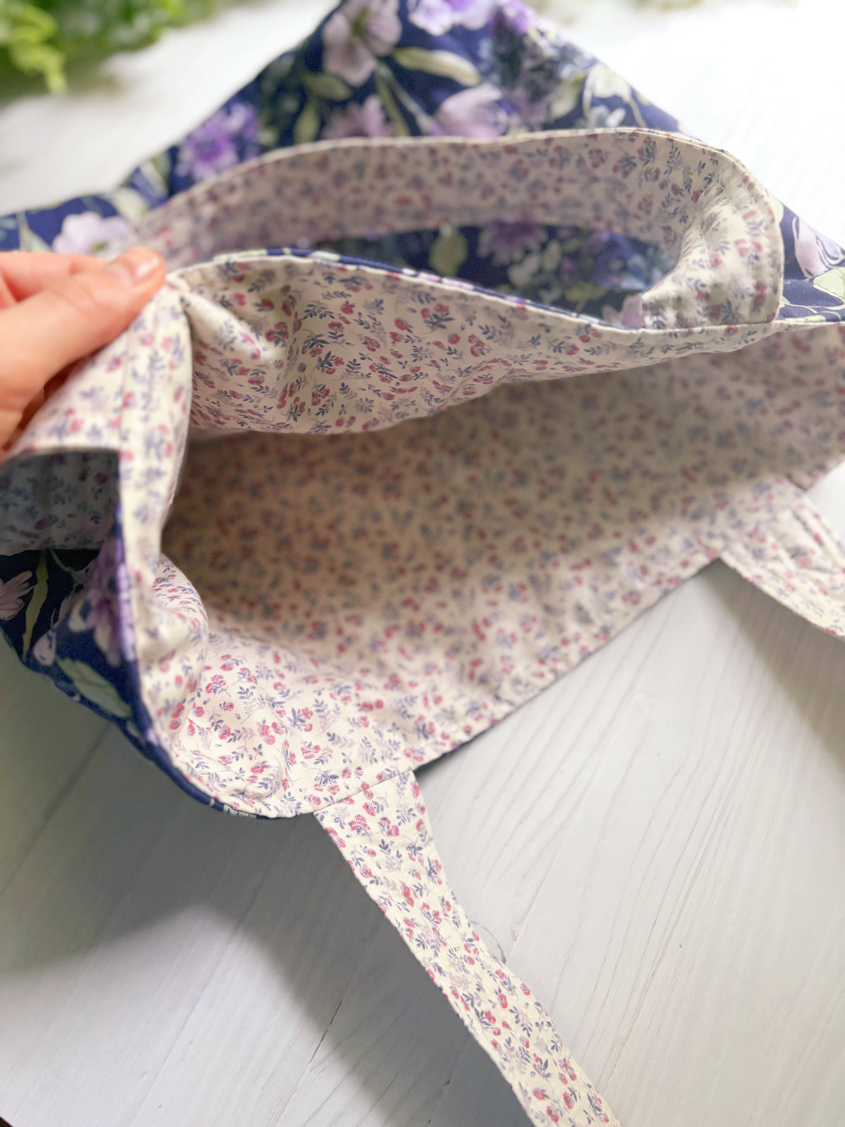 Saint Zélie Martin  - Handmade Quilted Tote Bag - Mini - Limited Edition