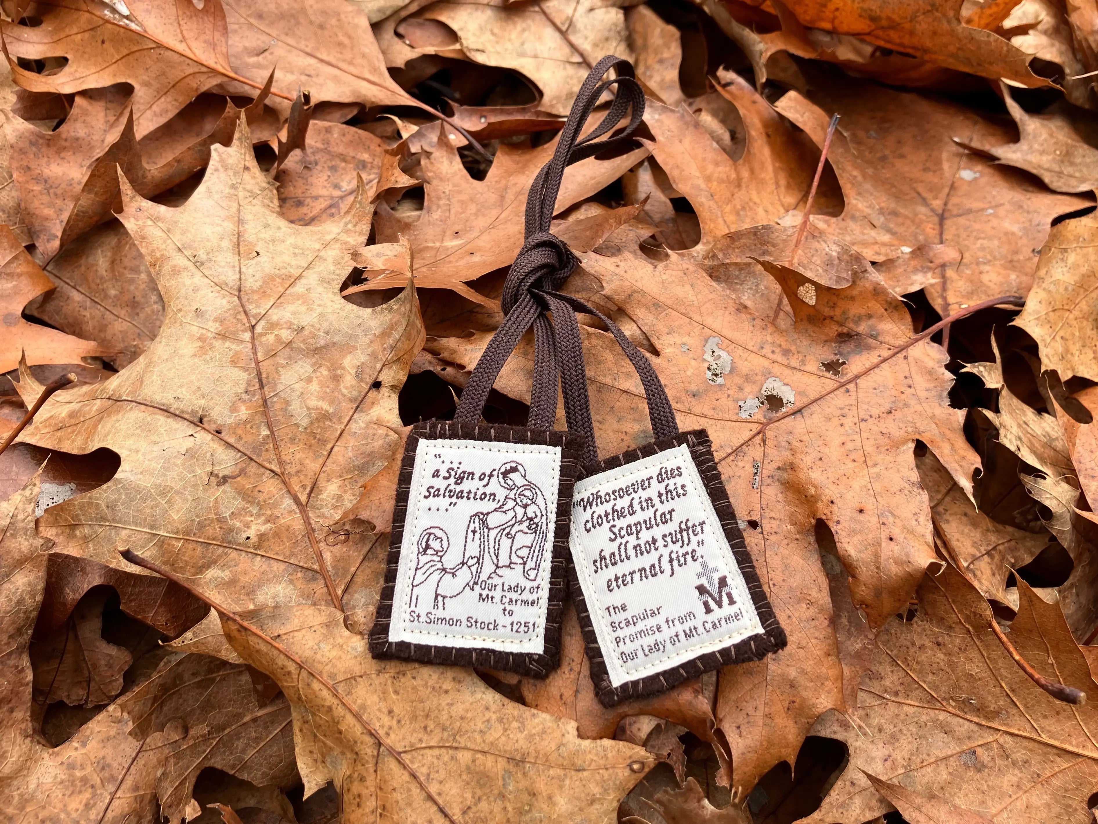 Brown Scapular of Our Lady of Mt. Carmel My Store