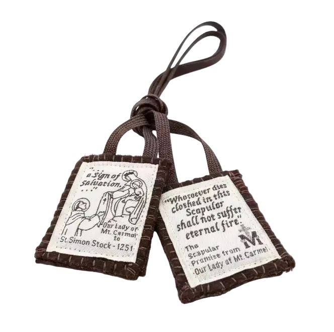 Brown Scapular of Our Lady of Mt. Carmel My Store