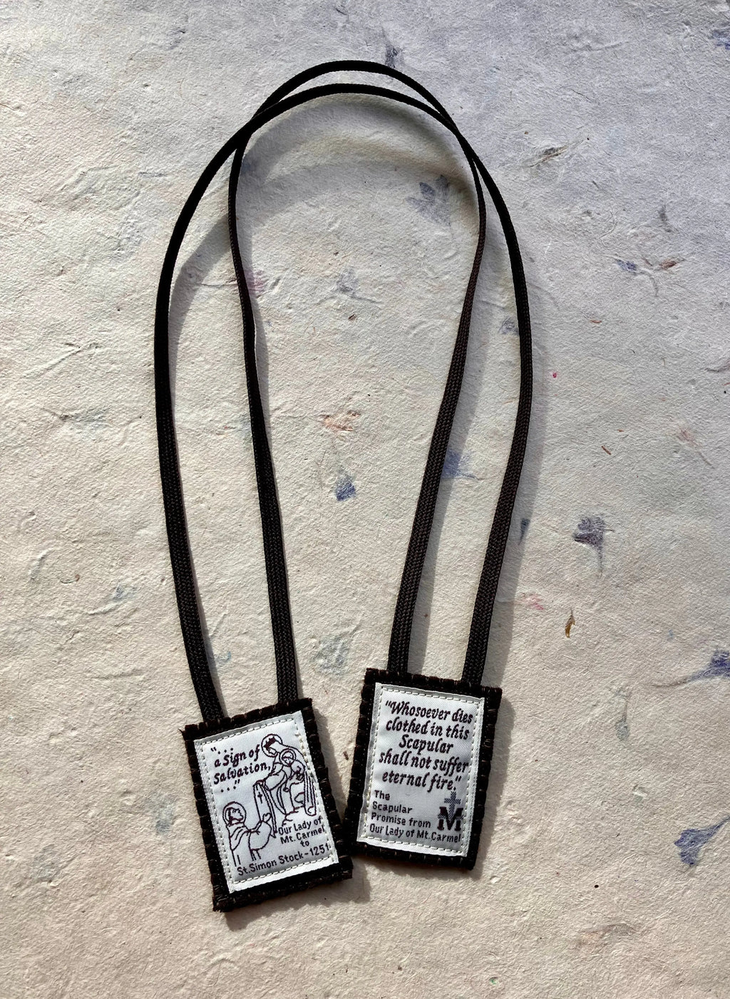 Brown Scapular of Our Lady of Mt. Carmel My Store