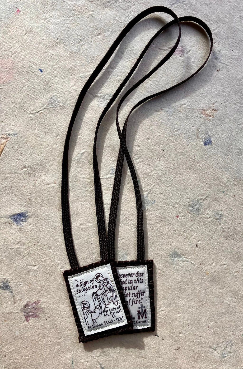 Brown Scapular of Our Lady of Mt. Carmel My Store