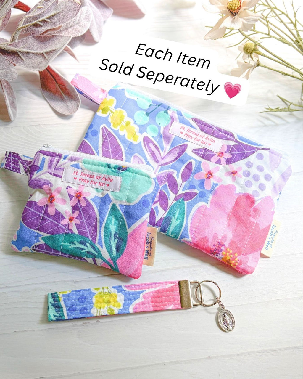 St. Teresa of Avila - Prayer Card Pouch