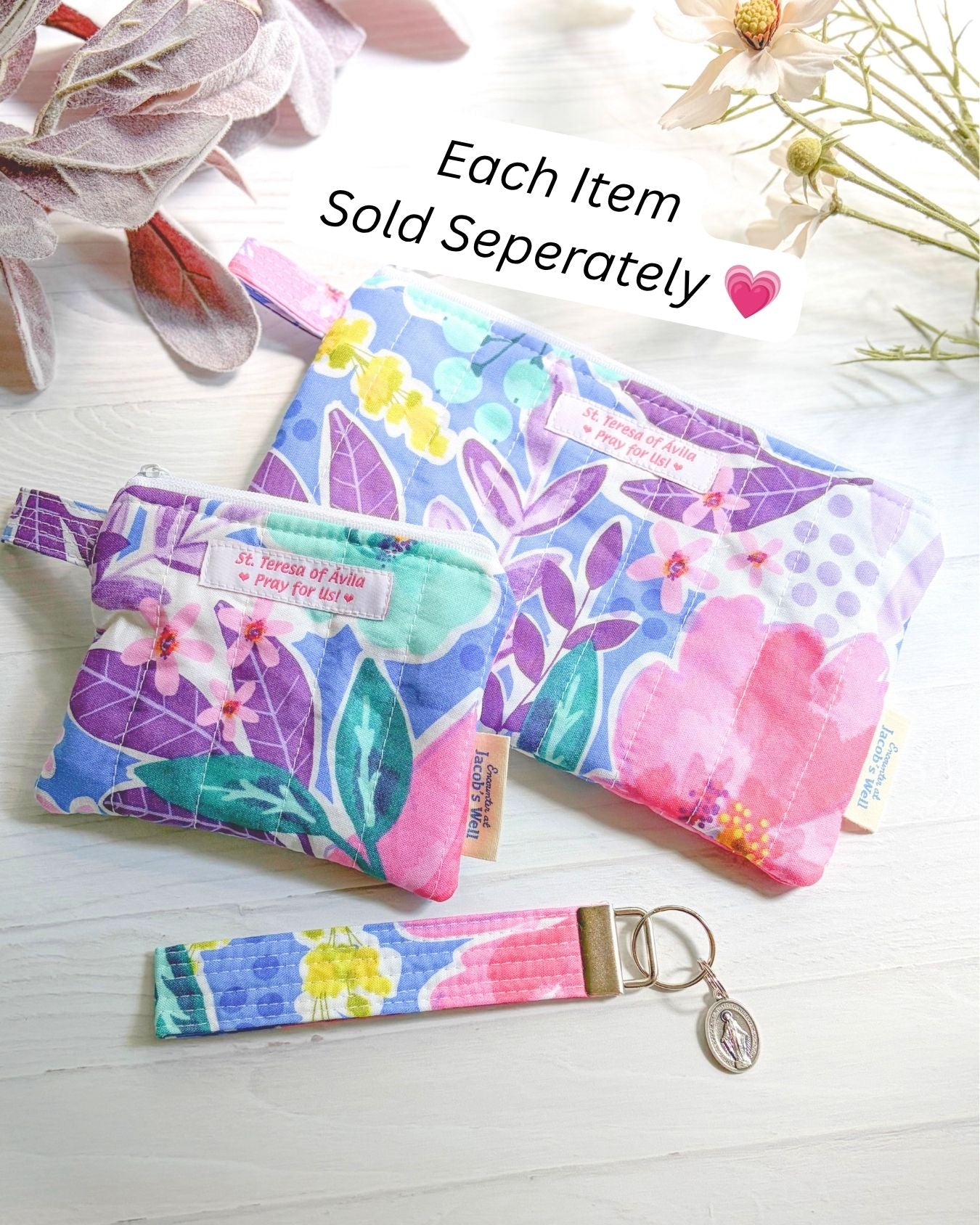 St. Teresa of Avila - Prayer Card Pouch