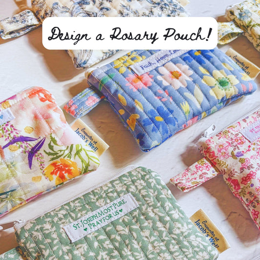 Design a Rosary Pouch - Custom Handmade Quilted Rosary Pouches Encounter At Jacob's Well