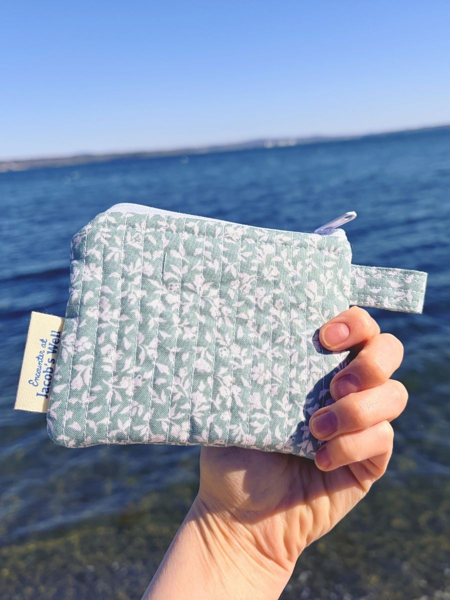 St. Joseph - Quilted Rosary Pouch - Confirmation Gift Encounter At Jacob's Well