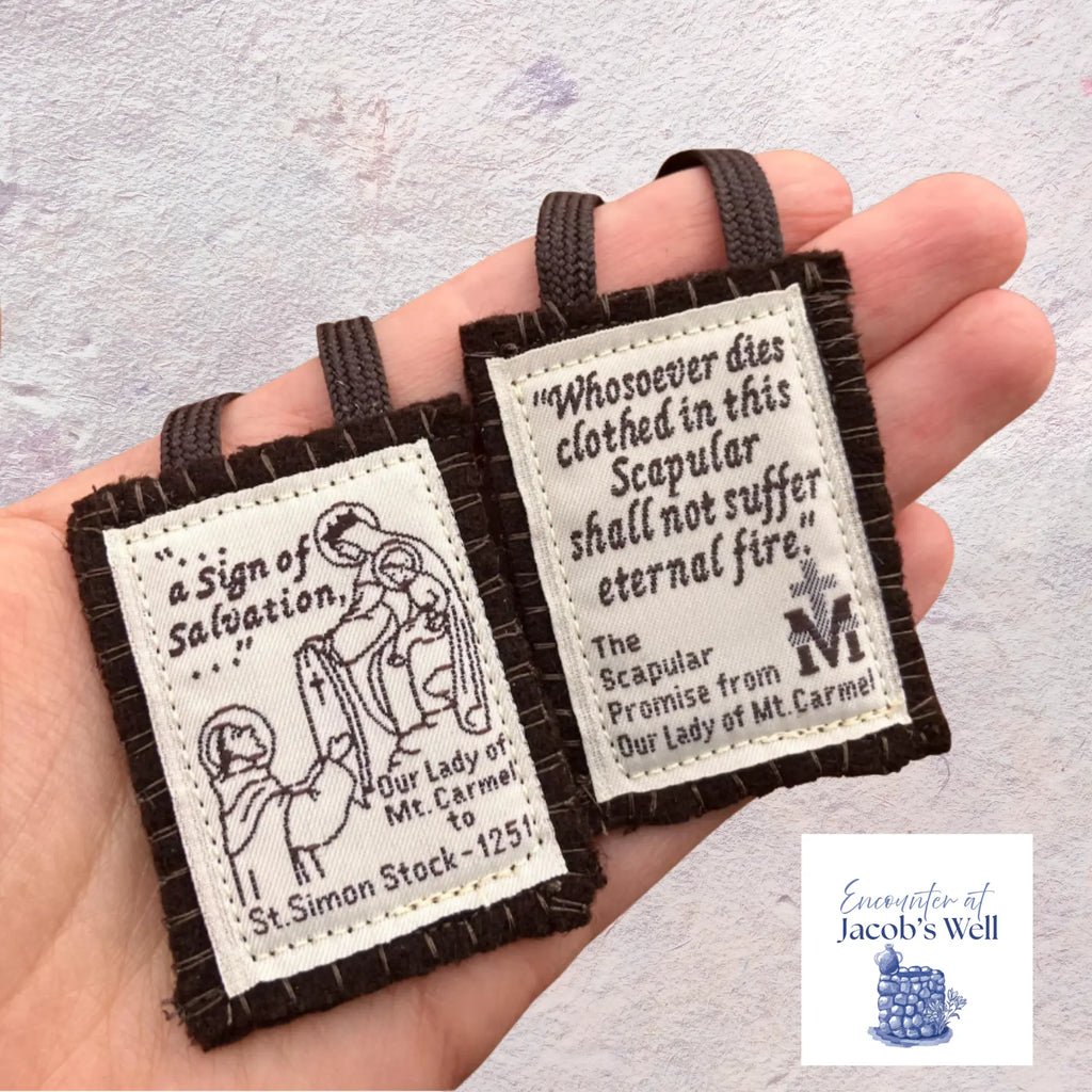 Brown Scapular of Our Lady of Mt. Carmel My Store