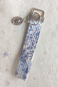 Elegant Floral Miraculous Medal Key Fob Wristlet - Catholic Keychain Encounter At Jacob's Well