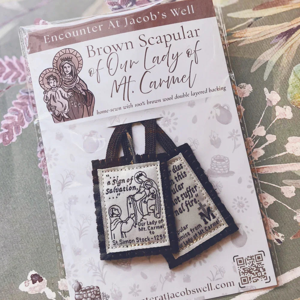 Brown Scapular of Our Lady of Mt. Carmel My Store