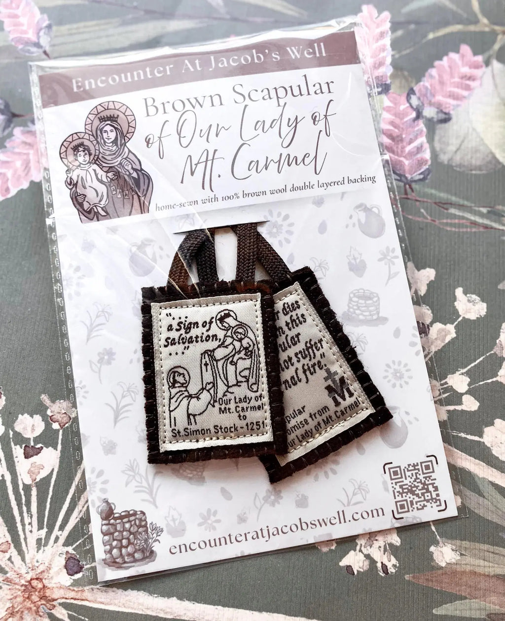 Brown Scapular of Our Lady of Mt. Carmel My Store