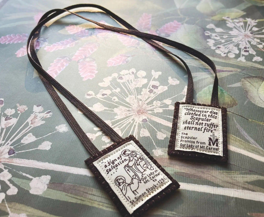 Brown Scapular of Our Lady of Mt. Carmel My Store