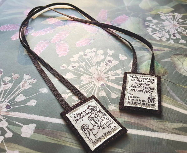 Brown Scapular of Our Lady of Mt. Carmel My Store