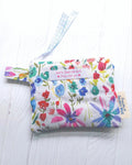 St. Joan of Arc Rosary Pouch - Handmade Quilted Floral Zipper Pouch - Confirmation Gift Encounter At Jacob's Well
