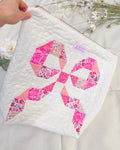 XL Handmade Quilted Catholic Tote Bag – St. Therese, Mother Teresa, Ribbon Bow, Mass Bag Encounter At Jacob's Well