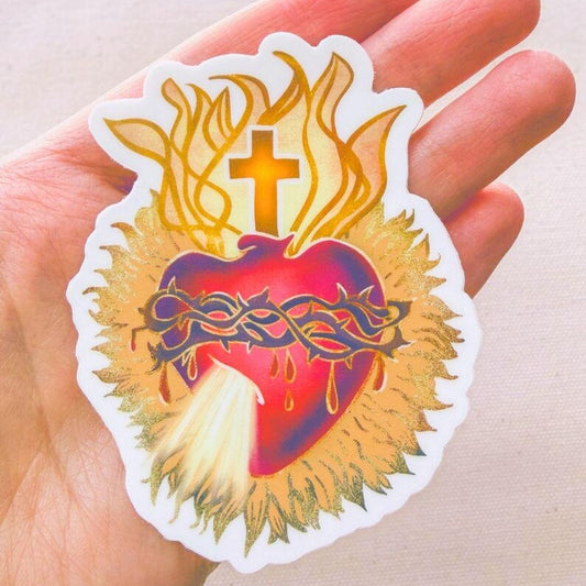 Sacred Heart of Jesus - Vinyl Sticker