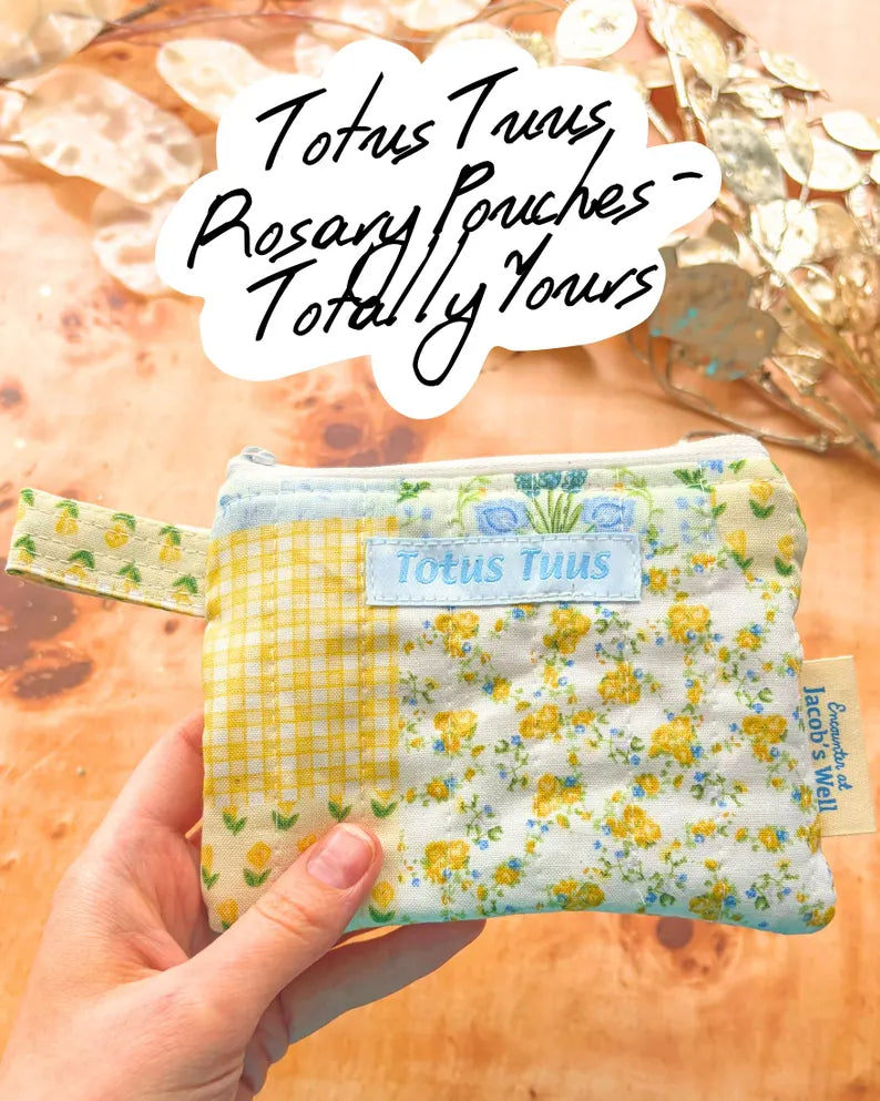 Totus Tuus Marian - Rosary Pouch